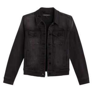 Prosperity Black Stretch Denim Jacket